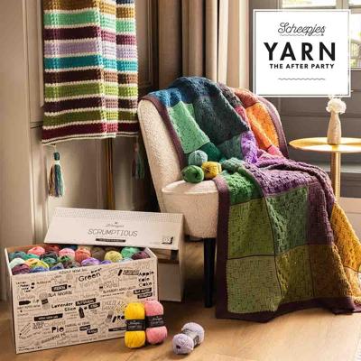 Scheepjes Haakpakket Scrumptious Squares + Stripes Blanket