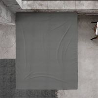 DreamHouse Bedding Flanellen Hoeslaken - Antraciet 200 x 200/210/220 cm