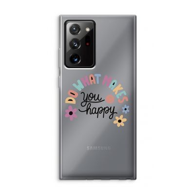Happy days: Samsung Galaxy Note 20 Ultra / Note 20 Ultra 5G Transparant Hoesje