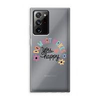 Happy days: Samsung Galaxy Note 20 Ultra / Note 20 Ultra 5G Transparant Hoesje
