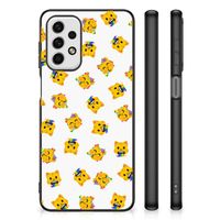 Back Case voor Samsung Galaxy A23 Katten Emojis - thumbnail