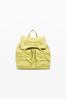 Kleine rugzak met glanzende strik - GREEN - U