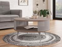 Ronde salontafel MOZAIKO ⌀75 cm kasjmier/cremona eik Ronde salontafel MOZAIKO ⌀75 cm kasjmier/cremona eik