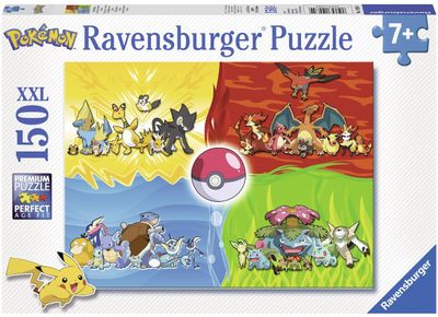 Ravensburger puzzel verschillende soorten pokémon 150 XXL stukjes