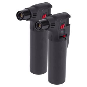 Stormaansteker - 2x - willekeurige kleur - Jet Flame - torch aansteker