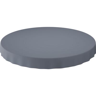 Duni Tafelkleed - rond - D180 cm - antraciet grijs - wegwerp - valt als linnen over de tafel