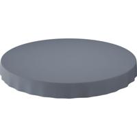 Duni Tafelkleed - rond - D180 cm - antraciet grijs - wegwerp - valt als linnen over de tafel