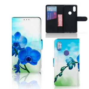 Xiaomi Mi Mix 2s Hoesje Orchidee Blauw - Cadeau voor je Moeder