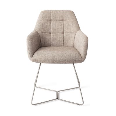 Jesper Home Noto eetkamerstoel Biscuit Beach beehive steel