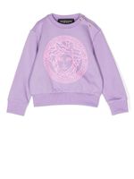 Versace Kids sweat à imprimé Medusa Head - Violet