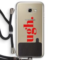 Ugh: Samsung Galaxy A5 (2017) Transparant Hoesje met koord