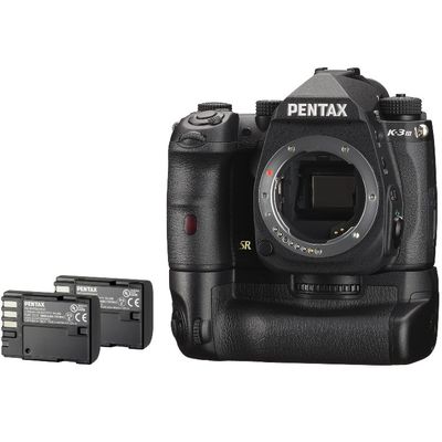 Pentax K-3 Mark III EU kit met handgrip en extra batterij