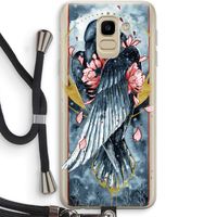 Golden Raven: Samsung Galaxy J6 (2018) Transparant Hoesje met koord