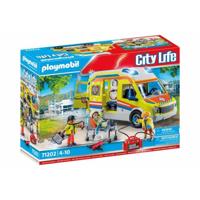 Playset Playmobil 71202 City Life Ambulance 67 Onderdelen