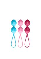 V Balls Kegel Set of 3 - Turquoise/Red/Pink V Balls Kegel Set of 3 - Turquoise/Red/Pink