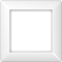 Jung 1-voudig afdekraam alpine wit glans AS581WW