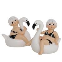 Boltze Home figuur vrouw dolores h13,5cm