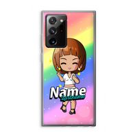 Chibi Maker vrouw: Samsung Galaxy Note 20 Ultra / Note 20 Ultra 5G Transparant Hoesje