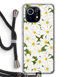 Summer Daisies: Xiaomi Mi 11 Transparant Hoesje met koord