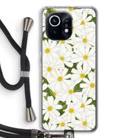 Summer Daisies: Xiaomi Mi 11 Transparant Hoesje met koord