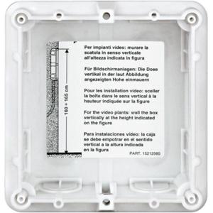 350010  - Recessed mounted box for doorbell 350010