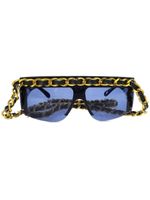 CHANEL Pre-Owned lunettes de soleil couvrantes (années 1990-2000) - Noir - thumbnail