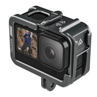 Telesin metalen cage voor GoPro 13/12/11/10/9 met beschermlaag - horizontale bevestiging