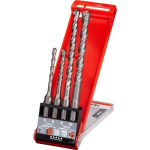 HB 44 SDS-Plus Hamerborenset 4-delig, 110/160mm Boorset