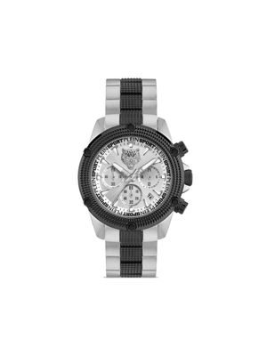 Plein Sport montre Hurricane Chrono 44 mm - Argent