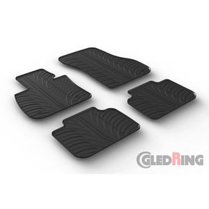 Rubbermatten passend voor BMW X1 F48 2015- (T-Design 4-delig + montageclips) GL0494
