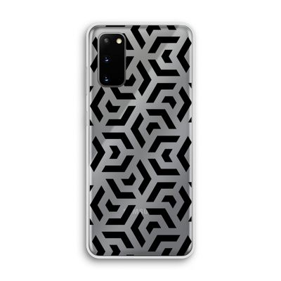 Crazy pattern: Samsung Galaxy S20 Transparant Hoesje