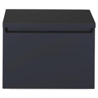 Frozen Badmeubelset 60 cm - Greeplijst in Kleur - Inclusief Wastafelbovenblad Zwart Mat