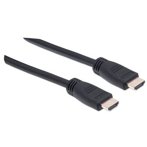 Manhattan 353960 HDMI-kabel HDMI Aansluitkabel HDMI-A-stekker, HDMI-A-stekker 7.50 m Zwart UL gecertificeerd, Ultra HD-HDMI