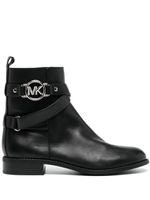 Michael Kors bottes Rory à plaque logo - Noir