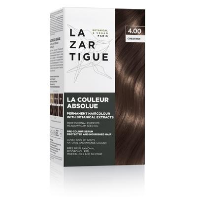 Lazartigue La Couleur Absolue Permanent Haircolour Pakket 4.00 Chestnut Set Lazartigue La Couleur Absolue Permanent Haircolour Pakket 4.00 Chestnut Set