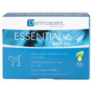 Dermoscent Essential 6 Spot-On voor de kat 4 pipetten