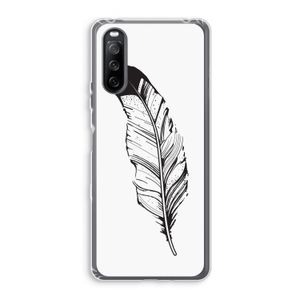 Pluim: Sony Xperia 10 III Transparant Hoesje