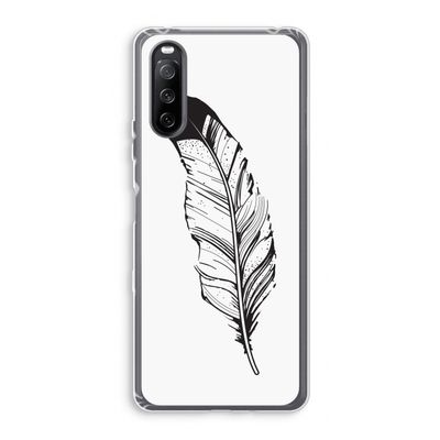 Pluim: Sony Xperia 10 III Transparant Hoesje