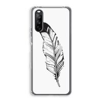 Pluim: Sony Xperia 10 III Transparant Hoesje