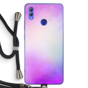 Clouds pastel: Honor Note 10 Transparant Hoesje met koord