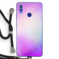 Clouds pastel: Honor Note 10 Transparant Hoesje met koord