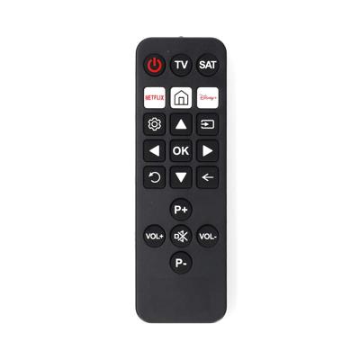 Nedis Universele Afstandsbediening | Voorgeprogrammeerd | 2 Apparaten | Disney + Button / Netflix Knop | Infrarood | Zwart - TVRC23SNBK