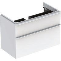 Geberit Smyle wastafelonderkast 2 laden 88,4x62cm glans wit 500354001