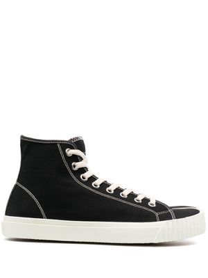 Maison Margiela baskets montantes Tabi - Noir
