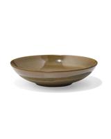 HEMA Diep bord Ø21.5cm Monaco reactief glazuur donkerbruin (donkerbruin)