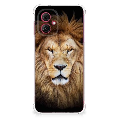 Motorola Moto G55 Case Anti-shock Leeuw Motorola Moto G55 Case Anti-shock Leeuw