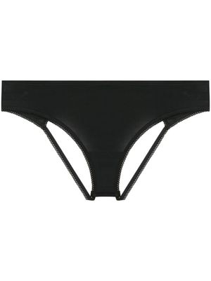 Maison Close culotte Le Petit Secret à découpe - Noir