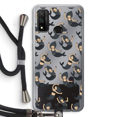 Zeemeermin: Huawei P Smart (2020) Transparant Hoesje met koord