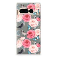 Google Pixel 7 Pro TPU Case Butterfly Roses