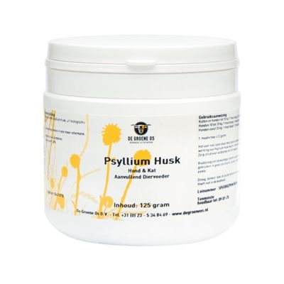 De Groene Os psyllium husk hond / kat
